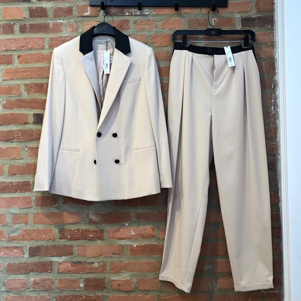 🏷NWT: Alice + Olivia, Bergen Double Breasted Blazer (+ pants) - price combined!